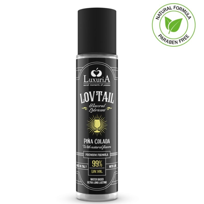 Intimateline - Lubricante Lovtail Base de Agua Lujuria Piña Colada 60 ml
