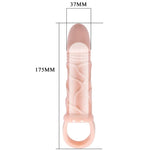 Baile Bainha Extensora de Pénis Com Ala Para Testículos 13.5 cm