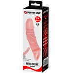 Baile Bainha Extensora de Pénis Com Ala Para Testículos 13.5 cm