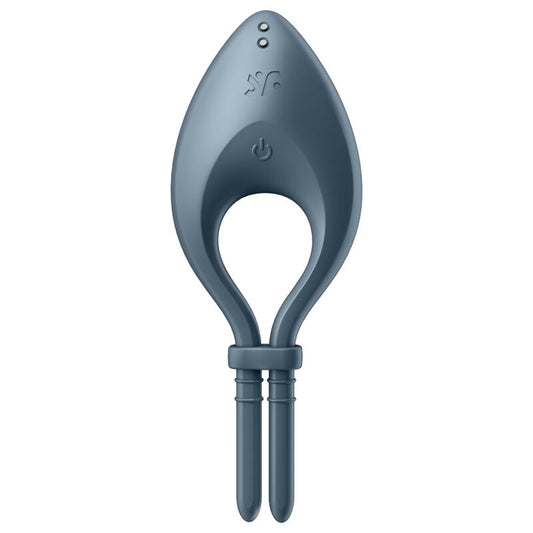 Satisfyer Aplicativo Vibrador de Anel Bullseye Cinza