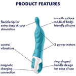 Satisfyer Vibrador Amazing 2 Aspot Turquesa