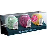 Satisfyer 3 Ovos Masturbadores Riffle, Bubble & Fierce