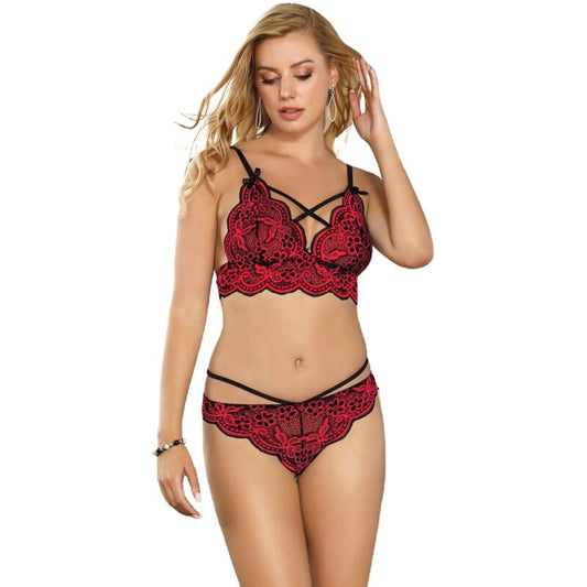 Subblime Set Conjunto Duas Peas Top Lace e Cala L/xl