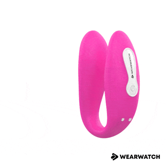 Wearwatch Vibrador Watchme de Tecnología Doble Fucsia / Agua Marina
