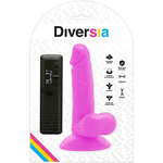 Diversia Dildo Vibratório Roxo 17 Cm -o- 3.3 Cm