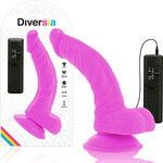 Diversia Vibrador Flexible Diversia Morado 21.5 Cm -o- 4.5 Cm