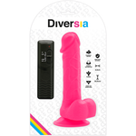 Vibrador flexible Diversia rosa 20.5 cm -o- 4.2 cm
