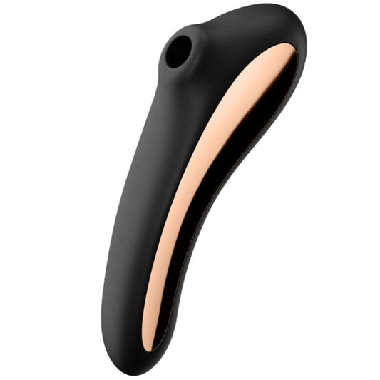 Satisfyer Vibrador de Aire Pulsante Dual Kiss Negro