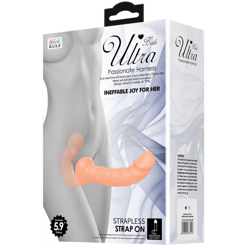 Baile dildo con arnés ultraapasionante sin resistencia