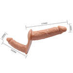 Baile Ultra Apaixonado Dildos Duplos com Arnês