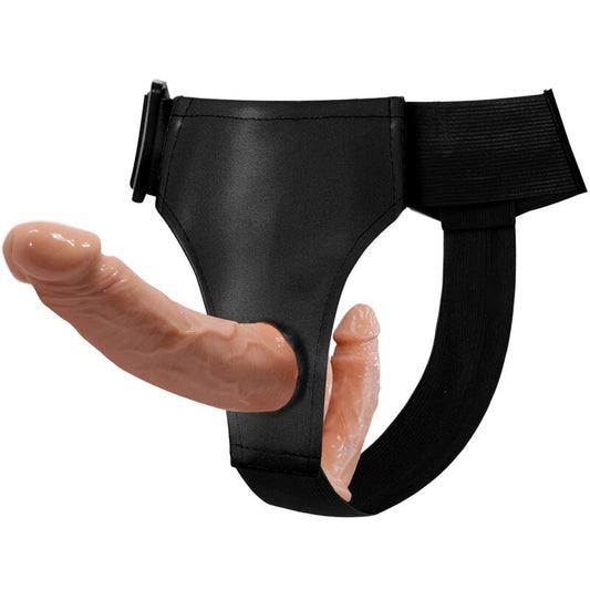 Baile Ultra Apaixonado Dildos Duplos com Arnês