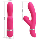 Pretty Love Vibrador y Sucker Salgueiro Conejo