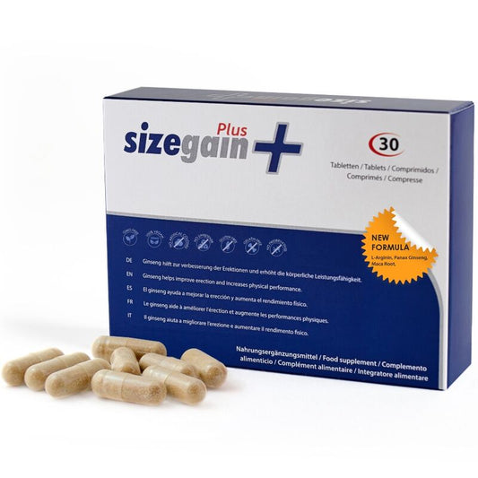 500 Cosmetics Comprimidos Sizegain Plus para Ampliar o Pénis