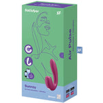 Satisfyer Aplicativo Estimulador e Vibrador Sunray Vermelho