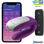 Satisfyer Vibrador Double Fun Partner Morado