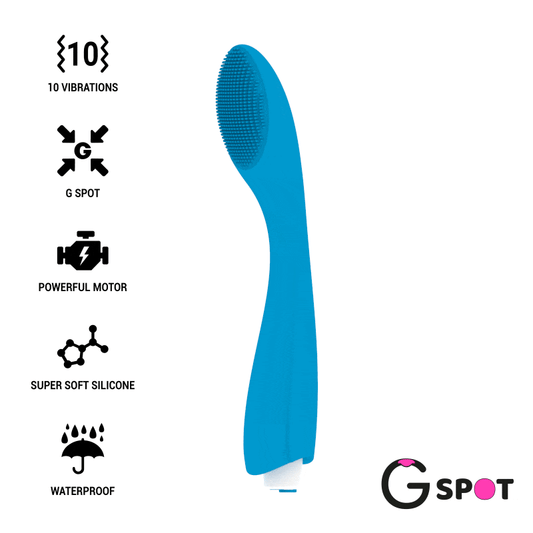 Vibrador G-spot Gylbert Azul Turquesa