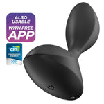 Satisfyer Aplicativo de Plugue Vibratório Sweet Seal Preto