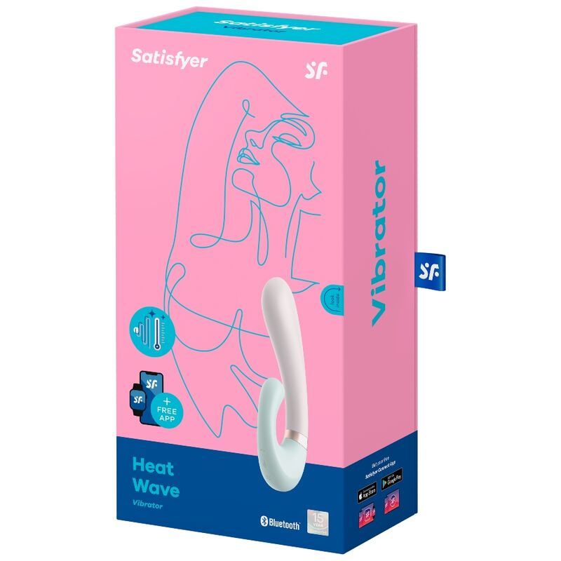Satisfyer Aplicativo Vibrador de Ondas de Calor Branco