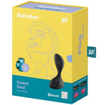 Satisfyer Aplicativo de Plugue Vibratório Sweet Seal Preto