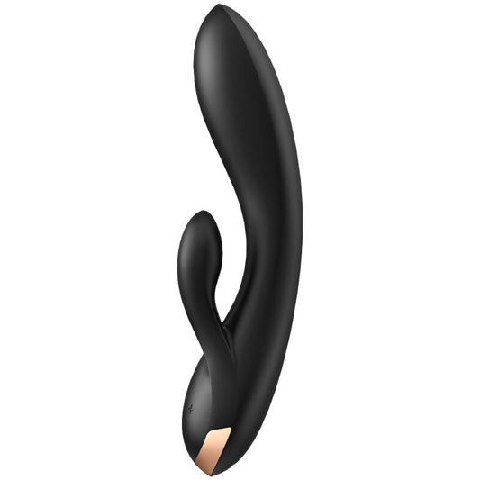 Satisfyer Aplicación Vibrador Double Flex Negro