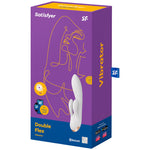 Satisfyer Aplicativo Vibrador Double Flex Branco
