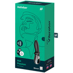 Satisfyer Aplicativo Vibrador Anal Hot Passion Preto