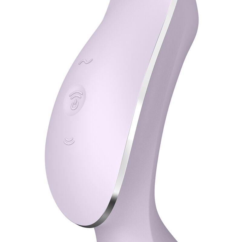 Satisfyer Vibrador de Pulso de Ar Curvy Trinity 2 Roxo