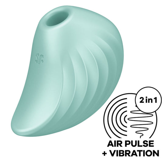 Satisfyer Estimulador y Vibrador de Pulso de Aire Pearl Diver Verde