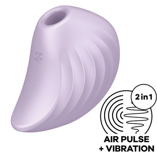 Satisfyer Estimulador y Vibrador de Pulso de Aire Pearl Diver Violeta