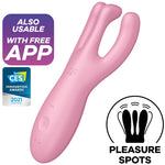 Satisfyer App Vibrador Threesome 4 Rosa