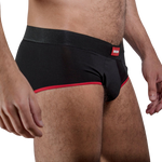 Macho Cueca Cueca Ms24r Vermelho Escuro Xl