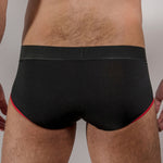 Macho Cueca Cueca Ms24r Vermelho Escuro Xl