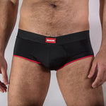 Macho Cueca Cueca Ms24r Vermelho Escuro Xl