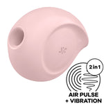 Satisfyer Estimulador de Pulso de Ar Sugar Rush e Vibrador Rosa