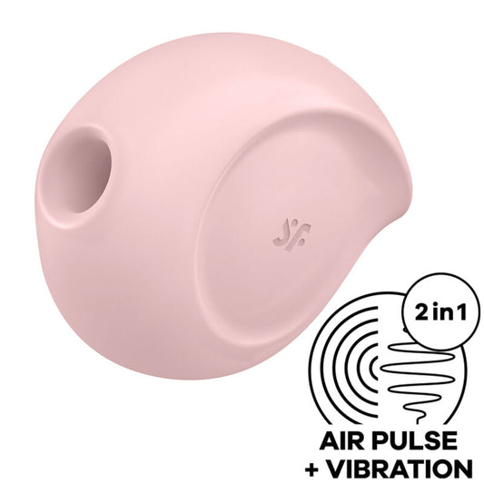 Satisfyer Estimulador de Pulso de Aire Sugar Rush y Vibrador Rosa