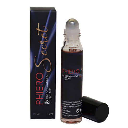 500 Cosmetics Phiero Secret Natural Inodorless Combinação Hormônios Sexuais Femininos 15 Ml