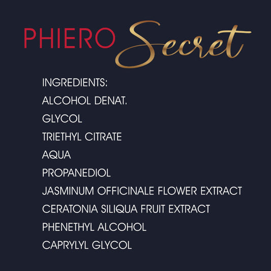 500 Cosmetics Phiero Secret Natural Inodorless Combinação Hormônios Sexuais Femininos 15 Ml
