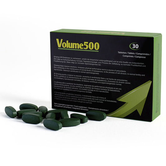 500 Cosmetics Volume 500 Aumento do Esperma 30 cápsulas