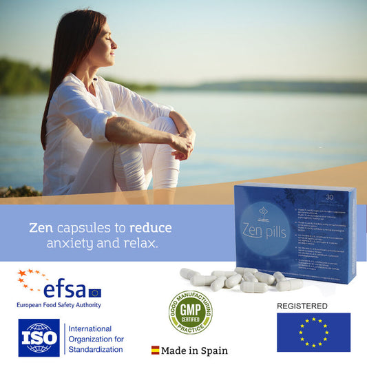 500 Cosmetics Zen Pills Cápsulas para Reduzir A Ansiedade