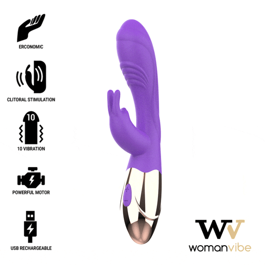Womanvibe Viora Vibrador de silicona recargable