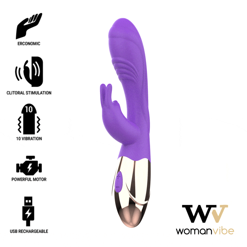 Womanvibe Viora Vibrador de silicona recargable