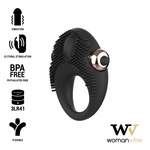 Womanvibe Anillo Vibrador de Silicona Thor