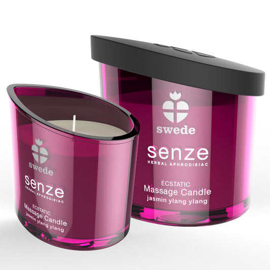 Swede Vela de Massagem Ecstatic Senze Jasmim Ylang Ylang