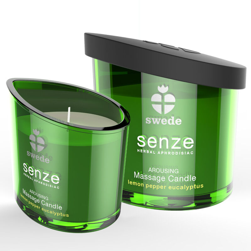 Swede - Senze Arousing Vela de Massagem - Limão, Pimenta, Eucalipto
