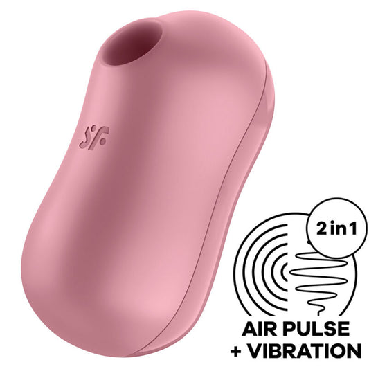 Satisfyer Estimulador y Vibrador de Pulso de Aire Cotton Candy Rosa