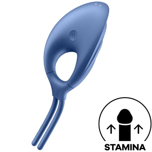 Satisfyer Vibrador de Anel Espadadista Azul