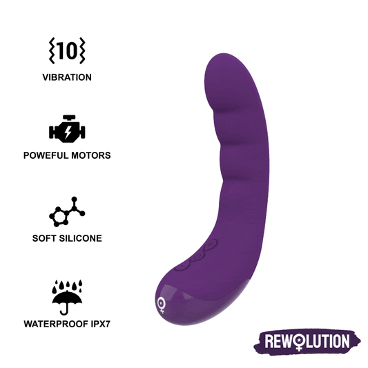 Rewolution Vibrador Flexible Recargable Rewocurvy
