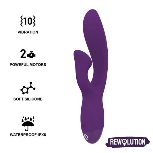 Rewolution Vibrador Flexible Rewofun Con Conejo