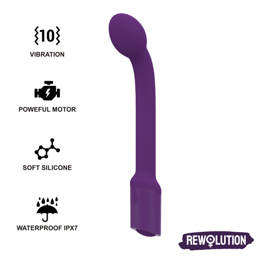 Rewolution Rewoflex Vibrador Estimulador Flexível de Ponto G