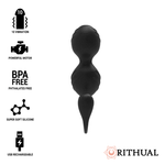 Rithual Bolas de Kegel Vibratórias Recarregveis Nisha Pretas